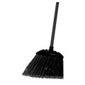 Rubbermaid Commercial Lobby Pro Broom, Poly Bristles, 35", with Metal Handle, Black FG637400BLA